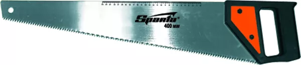 Ножовка по дереву 400 мм 5-6 TPI каленый зуб линейка пластиковая рукоятка SPARTA 232305 купить в Нефтеюганске