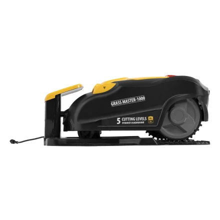 Робот-газонокосилка Grass Master 1000, ультразвуковой датчик, 3 Ач, LCD дисплей, Wi-Fi // Denzel купить в Нефтеюганске