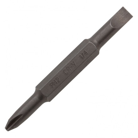 Отвертка комбинированная Denzel, SL3/16&quot;-PH1, SL1/4&quot;-PH2, 3-х компонентная рукоятка, 7713381 купить в Нефтеюганске