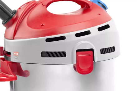 Пылесос ЗУБР сухая и влажная уборка, нержавеющая сталь, усиленное основание, розетка до 2000Вт, 30л, 1400Вт ЗППУ-1400-30 купить в Нефтеюганске