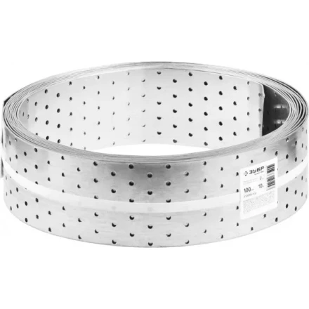 Перфорированная монтажная лента ЗУБР &quot;МАСТЕР&quot;, 100х2,00мм, 10м 310245-100 купить в Нефтеюганске