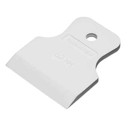 Шпатель, белая резина, 60 мм Россия Сибртех 85832 купить в Нефтеюганске