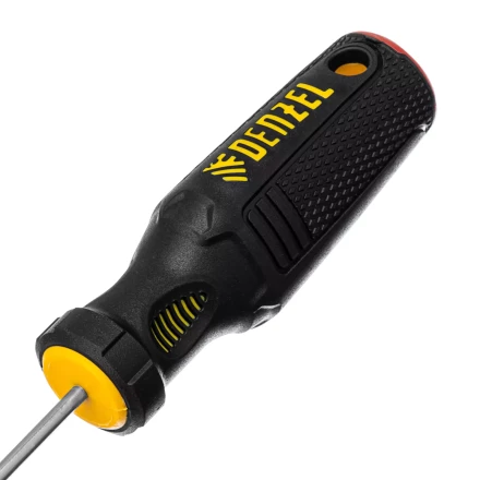 Отвертка, PH0х75 мм, S2, 3к рукоятка Denzel 121717 купить в Нефтеюганске