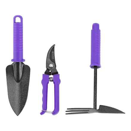 Набор садового инструмента с секатором Palisad 629048, пластиковые рукоятки, 3 предмета, Standard купить в Нефтеюганске