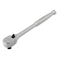 Ключ-трещотка 3/8" Gross 14051, CrV, 120 зубьев, цельнометаллический, хром
