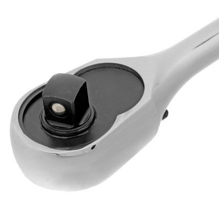 Ключ-трещотка 3/8&quot; Gross 14051, CrV, 120 зубьев, цельнометаллический, хром купить в Нефтеюганске