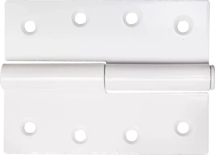 Петля дверная STAYER &quot;MASTER&quot; разъемная, цвет белый, левая, 100мм 37613-100-2L купить в Нефтеюганске