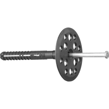 Дюбель ЗУБР &quot;МАСТЕР&quot; для изоляционных материалов полипропиленовый, металлический стержень, 10 x 120 мм, 100 шт 4-301525-10-120_z01 купить в Нефтеюганске