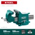 Тиски KRAFTOOL STEEL стальные 32701-125 купить в Нефтеюганске