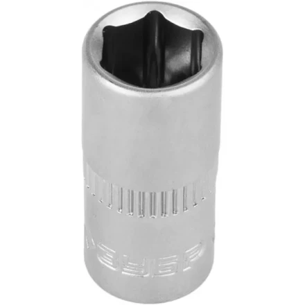 Головка торцовая ЗУБР &quot;МАСТЕР&quot; (1/4&quot;), Cr-V, FLANK, хроматированное покрытие, 8мм 27715-08 купить в Нефтеюганске