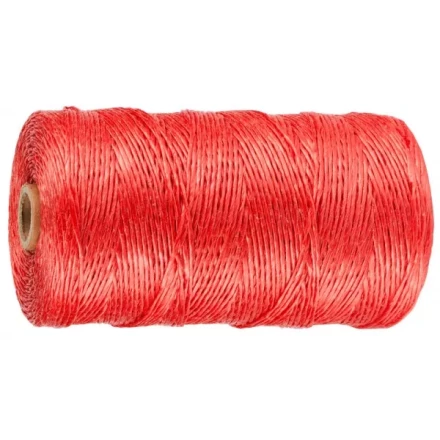 Шпагат STAYER многоцелевой полипропиленовый, d=1,5 мм, красный, 500 м, 32 кгс, 0,8 ктекс 50079-500 купить в Нефтеюганске