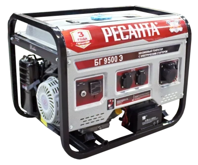 Бензогенератор  Ресанта БГ 9500 Э
