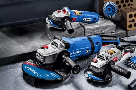 ЗУБР 1500 Вт, d125 мм, УШМ, Профессионал (УШМ-П125-1500 ПСТ) купить в Нефтеюганске