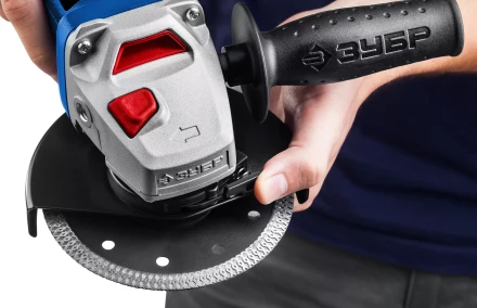 ЗУБР 1500 Вт, d125 мм, УШМ, Профессионал (УШМ-П125-1500 ПСТ) купить в Нефтеюганске