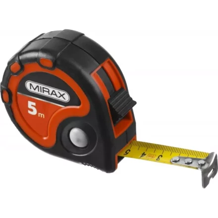 Рулетка MIRAX, 3 стопора, двухкомпонентный пластиковый корпус, 5мх25мм 34013-05-25 купить в Нефтеюганске