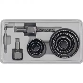 Набор кольцевых пил по дереву 19-64 мм 11 предм. MATRIX 70473 купить в Нефтеюганске