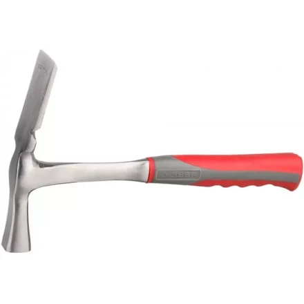 Молоток каменщика ЗУБР широкий, цельнокованый, с двухкомпонентной рукояткой, 600г 20145-600 купить в Нефтеюганске