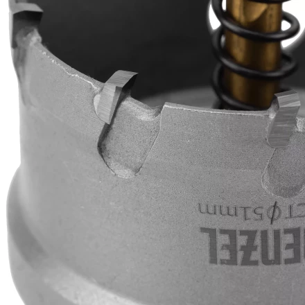 Коронка по металлу твердосплавная, 51 мм Denzel 724016 купить в Нефтеюганске