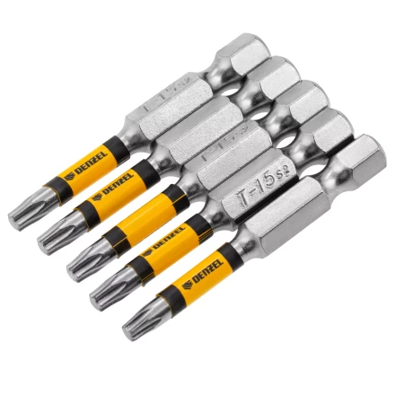 Бита T15x50, 5 шт. Denzel 7711319 купить в Нефтеюганске