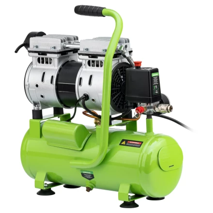 Компрессор безмаслянный малошумный Сибртех МБ 750/10,750 Вт, 10 л, 150 л/мин 58001 купить в Нефтеюганске