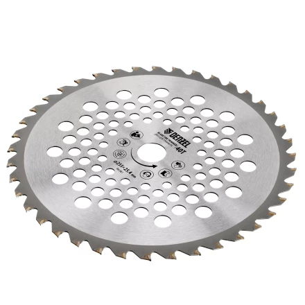 Диск для триммера Denzel, 255 х 25,4  40 зубьев, 96381 купить в Нефтеюганске