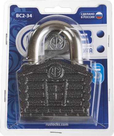 Замок навесной, дисковый механизм секрета, ВС2-34 37220-34 купить в Нефтеюганске