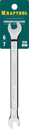 Ключи гаечные рожковые KRAFTOOL, Cr-V, DIN 3110 27033-06-07 купить в Нефтеюганске