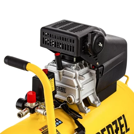 Компрессор воздушный прямой привод DC1700/50, 1.7 кВт, 50 литров, 260 л/мин Denzel 58164 купить в Нефтеюганске