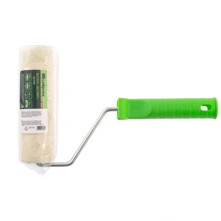 Валик &quot;ВЕЛЮР&quot; с ручкой 150 мм ворс 5 мм D - 36 мм  СИБРТЕХ 80133 купить в Нефтеюганске