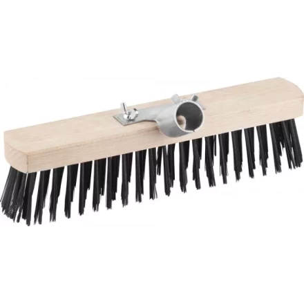 Щетка GRINDA "EURO" уличная без ручки, буковая колодка, мет щетина, с металлическим держателем для черенка, 30см 39196-30 купить в Нефтеюганске