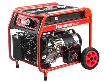 Бензоэлектростанция Hammer Flex GN7000ET с электрозапуском купить в Нефтеюганске