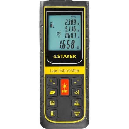 Дальномер PRO-Control лазерный, дальность 100м, точность 2мм, STAYER Professional 34959 34959 купить в Нефтеюганске