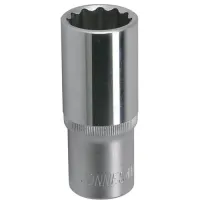 Головка торцевая 12-гранная глубокая 1/2"DR 14 мм S04HD4714 Jonnesway 49144