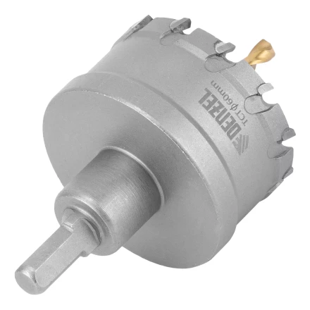 Коронка по металлу твердосплавная, 60 мм Denzel 724017 купить в Нефтеюганске