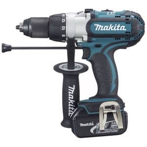 Дрель-шуруповерт аккумуляторная Makita DHP 451 RFE ударная купить в Нефтеюганске