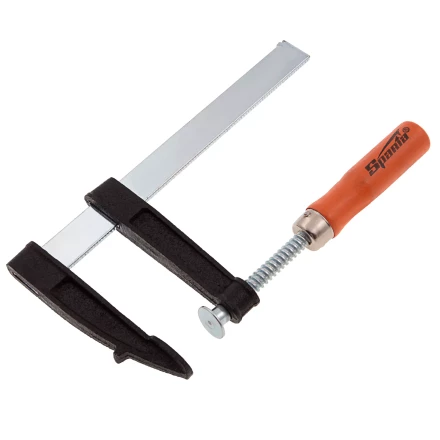 Струбцина F-образная Sparta, 150 x 80 x 210 мм, 204245 купить в Нефтеюганске