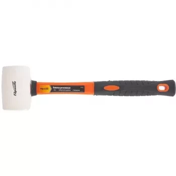 Киянка резиновая 450 г белая резина фибергласовая рукоятка SPARTA 11129 купить в Нефтеюганске