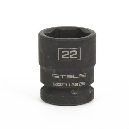 Головка ударная шестигранная 22 мм 1/2&quot; CrMo  Stels 13926 купить в Нефтеюганске