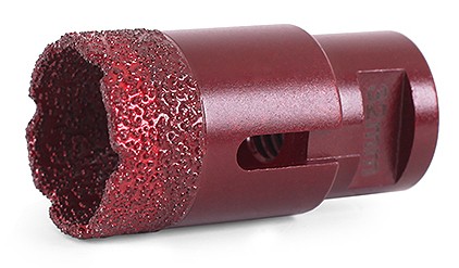 Алмазная коронка MESSER по камню с хвостовиком M14 (вакуумное спекание алмазов) 10 мм купить в Нефтеюганске