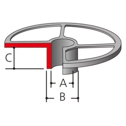 Направляющая втулка Makita 193338-1 (копировальное кольцо для фрезеров Makita RP 0910 и RP 1110 C) купить в Нефтеюганске