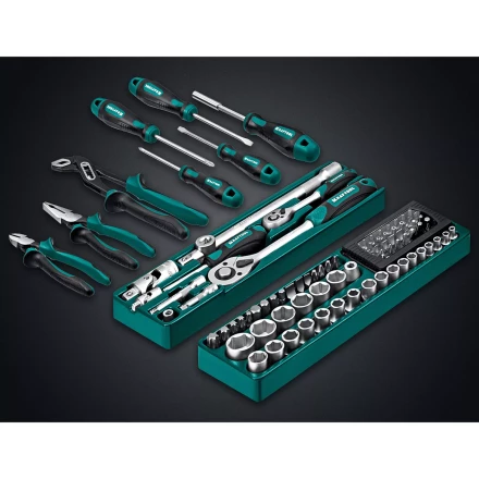 Универсальный набор инструмента в металлическом боксе, 99 предм. 27978-H99 купить в Нефтеюганске