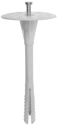 Дюбель ЗУБР &quot;МАСТЕР&quot; для изоляционных материалов полипропиленовый, металлический стержень, 10 x 160 мм, 100 шт 4-301525-10-160_z01 купить в Нефтеюганске