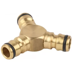 Тройник RACO &quot;Profi&quot; (соединитель-соединитель-соединитель) латунный, 1/2&quot; 4246-55028B