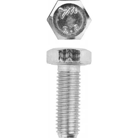 Болт ЗУБР &quot;МАСТЕР&quot; с шестигранной головкой, ГОСТ 7798-70, класс прочности 5.8, оцинкованный, M12x30мм, 5кг 303080-12-030 купить в Нефтеюганске