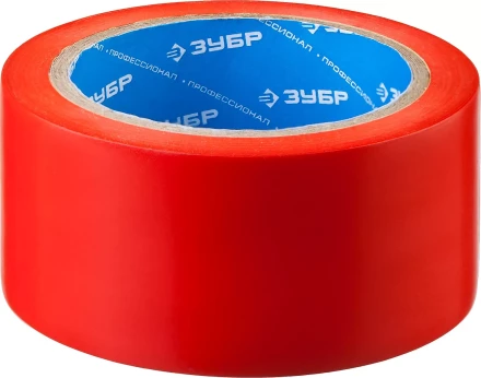 ЗУБР 50 мм, 25 м, красная, разметочная клейкая лента, Профессионал (12244-50-25) купить в Нефтеюганске