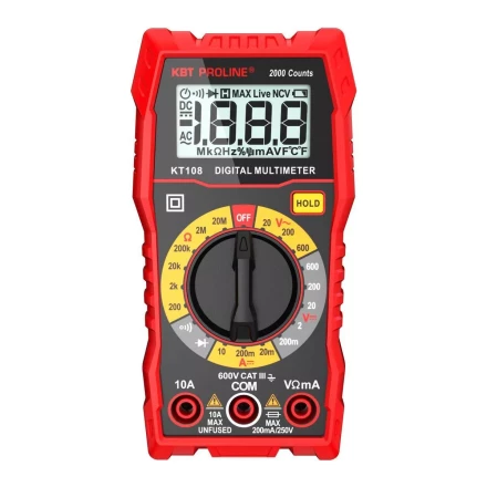 Мультиметр цифровой КВТ KT 108 с True RMS (86324) купить в Нефтеюганске