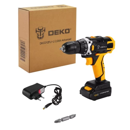 Дрель аккумуляторная DEKO DKCD12FU-U Advanced, 063-4131 купить в Нефтеюганске