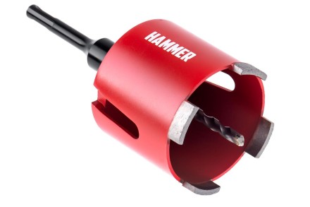 Коронка алмазная HAMMER Ф82мм (242-504) купить в Нефтеюганске