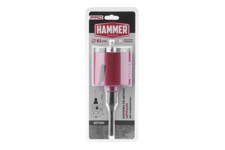 Коронка алмазная HAMMER Ф82мм (242-504) купить в Нефтеюганске