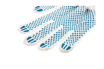 Перчатки ХБ 5 нитей с ПВХ HAMMER 230-031 купить в Нефтеюганске